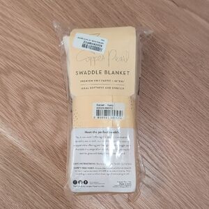 Copper Pearl Swaddle Blanket - Cream